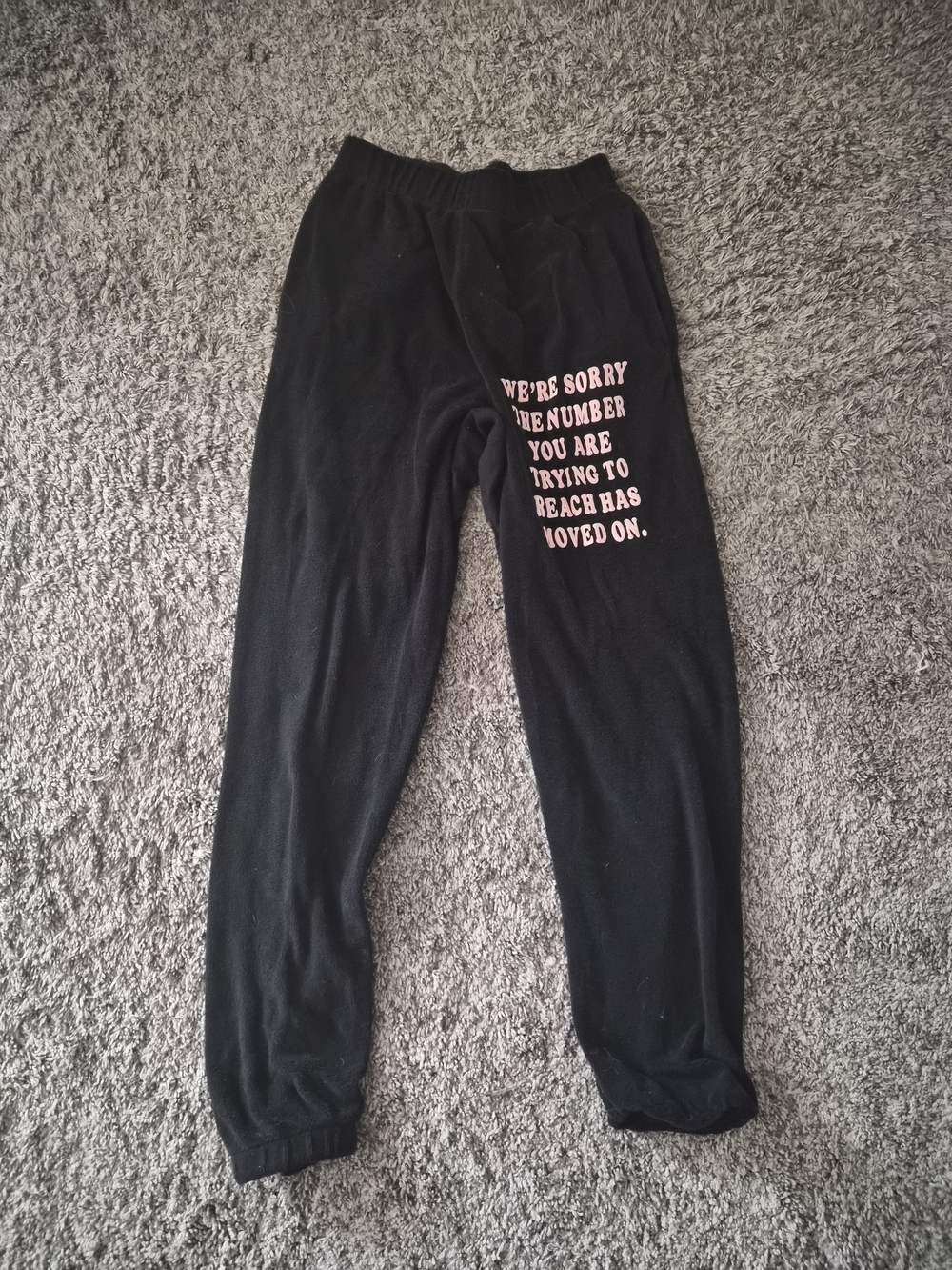 Boys Lie Terry Sweatpants, Black, Small, We're Sorry This Number Has Moved On